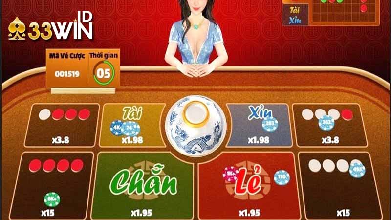 hình thức chơi xóc đĩa 33win