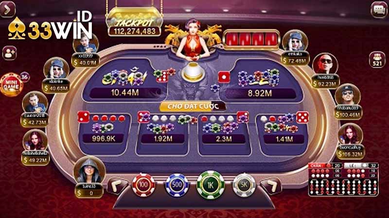 sức hấp dẫn của xóc đĩa 33win